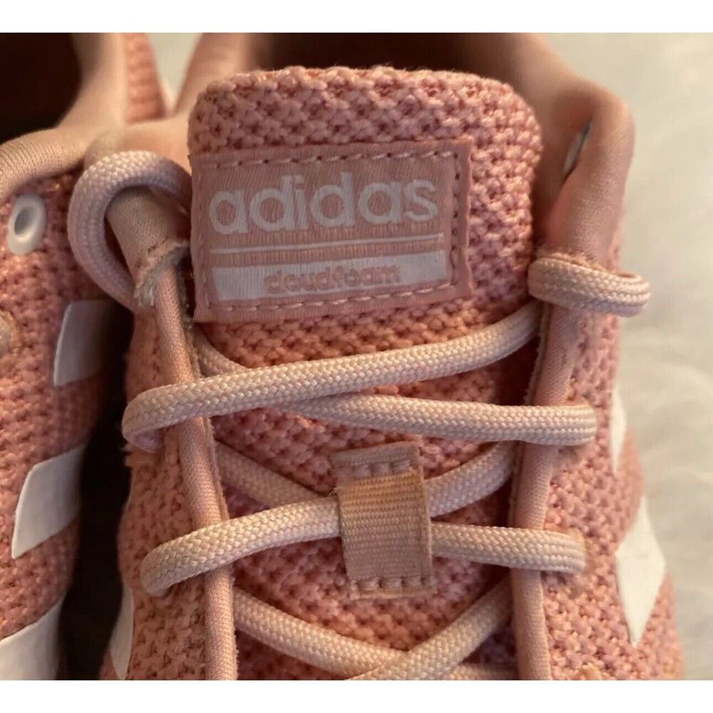 Adidas Cloudfoam Ultimate Women's Pink / Peach Sneakers Running Shoes 9.5 - Picture 7 of 8